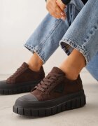 vices Adidași Maro cu Talpă Groasă cu Aplicație Geometrică Leanae