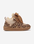 vices Adidași Maro în stil cizme de zăpadă Căptușiți cu șireturi late și model leopard Rennith