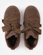 vices Adidași Maro în stil de cizme de zăpadă cu platformă și cu blană decorativă Nalirea