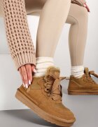 vices Adidași Maro Stil cizme de zăpadă Căptușiți cu Șireturi late Rennith