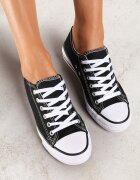 vices Adidași Negri în Stil Clasic cu Profil Jos Tyrell