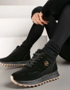 vices Adidași Negri pe Platformă cu Blană Egiapia