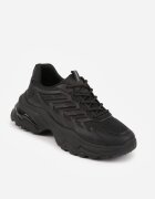 vices Adidași Negri pe Talpă Groasă Neregulară cu Cusături Hatila