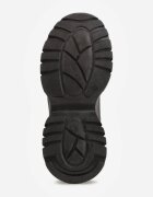 vices Adidași tip ghete Negre pe Platformă Groasă Reliefată Tip Trapper Narrise