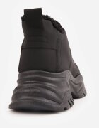 vices Adidași tip ghete Negre pe Platformă Groasă Reliefată Tip Trapper Narrise