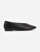 vices Balerine Negre Clasice cu Brant din Piele Tamelirra