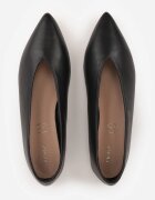 vices Balerine Negre Clasice cu Brant din Piele Tamelirra