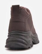 vices Bocanci-adidași Maro cu platformă groasă și în relief tip Narrise