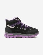 vices Bocanci de trekking Negru-Violet șiretuite cu talpă groasă Afertie