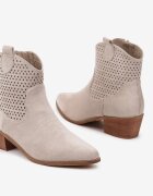 vices Botine Bej deschis