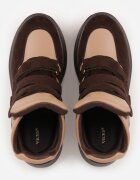 vices Botine Bej-Maro în stil sneakers pe platformă Afirriva