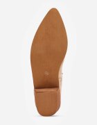 vices Botine Bej Perforate cu toc Stil cowboy Helori