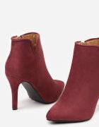 vices Botine Bord cu Toc Stiletto cu Vârf Ascuțit Reyi