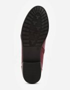 vices Botine Bordeaux de tip Ghete cu model stil Crocodil Alerriva
