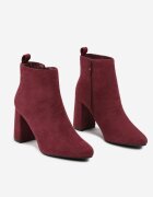 vices Botine bordo clasice izolate cu toc Ittamara