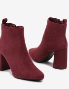 vices Botine bordo clasice izolate cu toc Ittamara