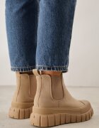 vices Botine Chelsea Bej pe Platformă Velar
