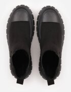 vices Botine Chelsea Negre pe Platformă Velare