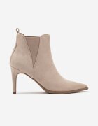 vices Botine Clasice Bej închis cu toc stiletto decorate cu elastic Allitta