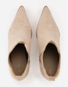 vices Botine Clasice Bej închis cu toc stiletto decorate cu elastic Allitta