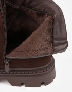 vices Botine clasice traper cu talpă cu profil Oarneli Maro