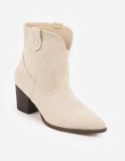 vices Botine Cowboy Bej cu toc Florefedi