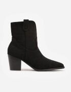 vices Botine Cowboy Negre cu toc Florefedi