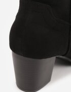 vices Botine Cowboy Negre cu toc Florefedi