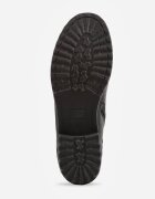 vices Botine cu șireturi cu toc plat și inserții cu model de piele de șarpe Anidara Negre