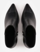 vices Botine elegante cu toc gros și vârf ascuțit Tunette Negre