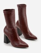 vices Botine Elegante Visinii cu toc gros cu carâmb mulat Alivitta