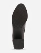vices Botine Ghete Negre Lăcuite cu toc cu cusături Nirivine
