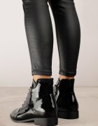 vices Botine Ghete Negre Lăcuite Indice