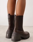 vices Botine înalte tip Chelsea cu toc gros și talpă cu profil Nijuma Maro