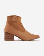 vices Botine Maro Cowboy cu toc bloc Vertiona