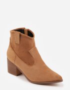 vices Botine Maro Cowboy cu toc bloc Vertiona