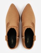 vices Botine Maro Cowboy cu toc bloc Vertiona