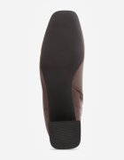 vices Botine Maro cu Toc Conic cu Tija Potrivită Giosella