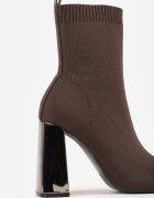 vices Botine Maro cu Toc cu Gambă Elastică Falienne