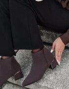 vices Botine Maro cu Toc Geometric Alurrive