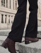 vices Botine Maro cu Toc Geometric Alurrive