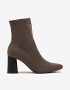 vices Botine Maro cu Toc Geometric cu Carâmb Elastic Adinelle