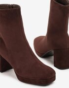 vices Botine Maro cu toc și platformă cu vârf pătrat Faliresa