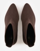 vices Botine Maro Elegante cu Toc gros cu tija tip șosetă Rasoria