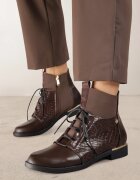 vices Botine Maro tip Bocanci cu model crocodil Alerriva