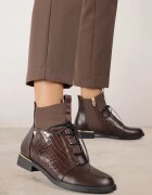 vices Botine Maro tip Bocanci cu model crocodil Alerriva