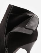vices Botine Negre Clasice cu toc stiletto Basinee