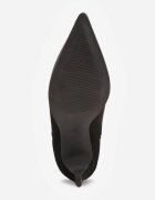 vices Botine Negre Clasice pe toc stiletto Decorate cu elastic Allitta