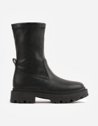 vices Botine Negre cu carâmb mulat în Stil Grunge Xillie