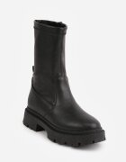vices Botine Negre cu carâmb mulat în Stil Grunge Xillie